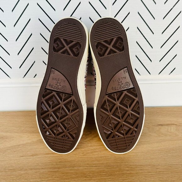 ⭐Converse Chuck 70 Hi Sz 8.5 Womens Shoes Sneakers Premium Tweed Shimmer A12738C - Picture 7 of 12